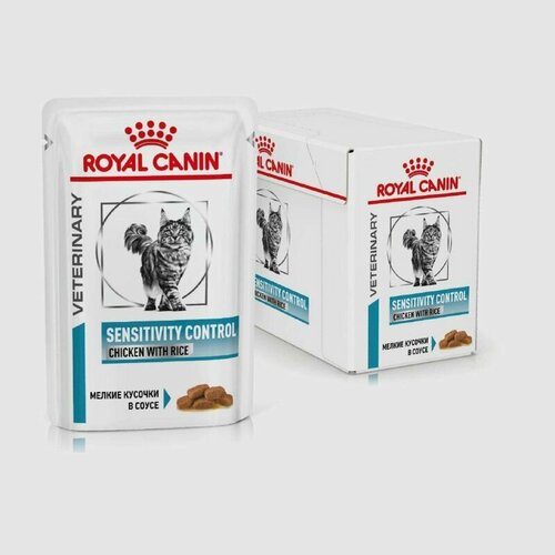 Влажный корм для кошек Royal Canin Sensitivity Control при пищевой аллергии, 85 г х 36 шт фото, описание