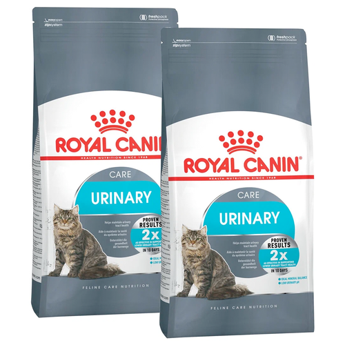 корм для кошек Royal Canin Urinary Care для поддержания здоровья мочевыделительной системы от 1 до 12 лет 2 шт. х 4000 г фото, описание