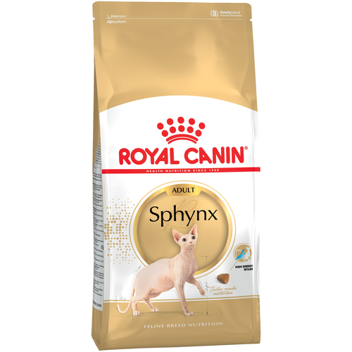 Royal Canin Sphynx Adult Корм сухой сбалансированный для взрослых кошек породы Сфинкс от 12 месяцев 0,4 кг фото, описание