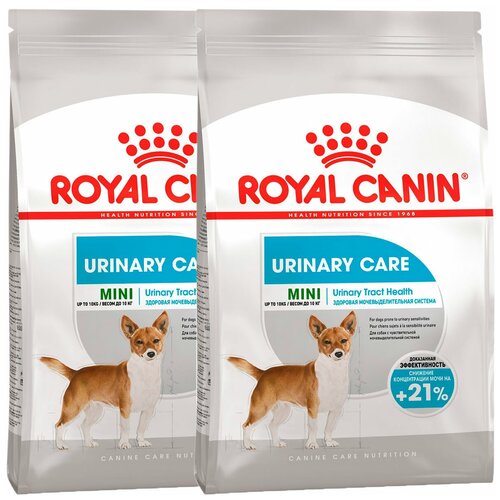 Сухой корм ROYAL CANIN MINI URINARY CARE для взрослых собак маленьких пород при мочекаменной болезни (1 + 1 кг) фото, описание