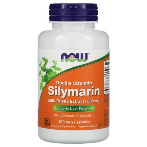 NOW Silymarin Milk Thistle 300 mg, 100 капс. фото, описание