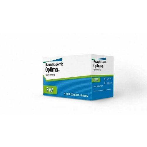 Контактные линзы Bausch & Lomb Optima FW, 4 шт., R 8,7, D -5,5 фото, описание