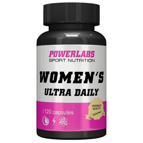 PowerLabs Витамины для женщин WOMEN'S ULTRA DAILY 120 капсул фото, описание