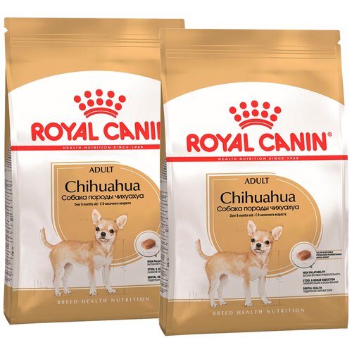 ROYAL CANIN CHIHUAHUA ADULT для взрослых собак чихуахуа (1,5 + 1,5 кг) фото, описание