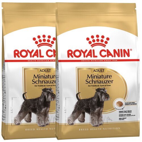 Сухой корм ROYAL CANIN MINIATURE SCHNAUZER ADULT для взрослых собак миниатюрный шнауцер (3 + 3 кг) фото, описание