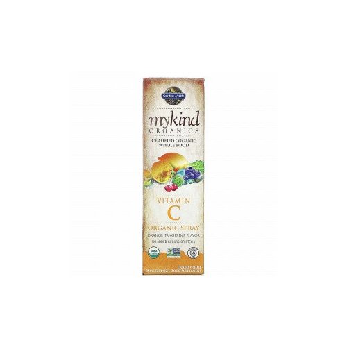 Garden of Life, MyKind Organics, спрей с органическим витамином C, вкус апельсина и мандарина, 58 мл (2 жидкие унции) фото, описание