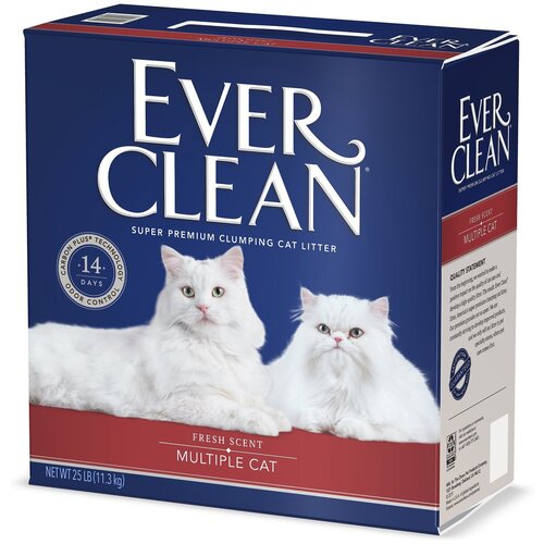 Комкующийся наполнитель Ever Clean Multiple Cat, 10л, 1 шт. фото, описание