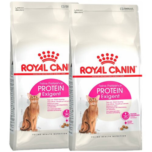 фото ROYAL CANIN PROTEIN EXIGENT для привередливых взрослых кошек (4 + 4 кг), купить онлайн за 9934 рубл.