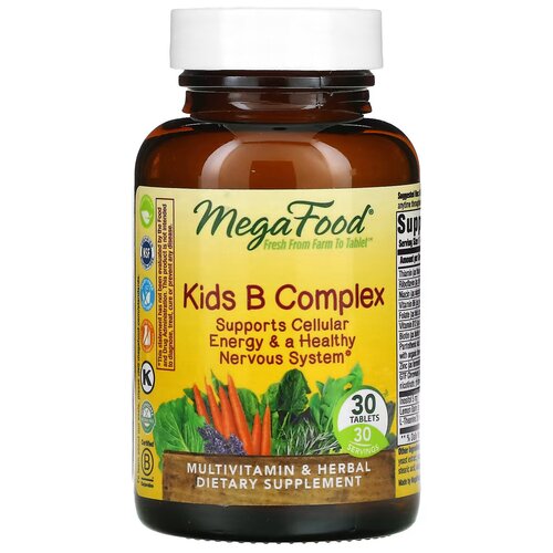 MegaFood, Kids One Daily, 30 таблеток фото, описание