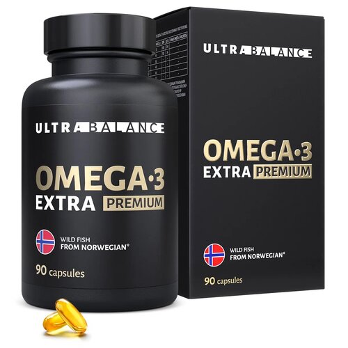 Omega-3 Extra Premium капс., 200 г, 90 шт. фото, описание