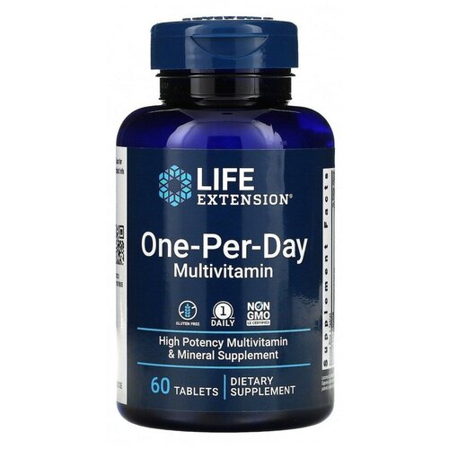 Life Extension One-Per-Day 60 tab / Лайф Экстэншн Одна-в-день 60 таб фото, описание