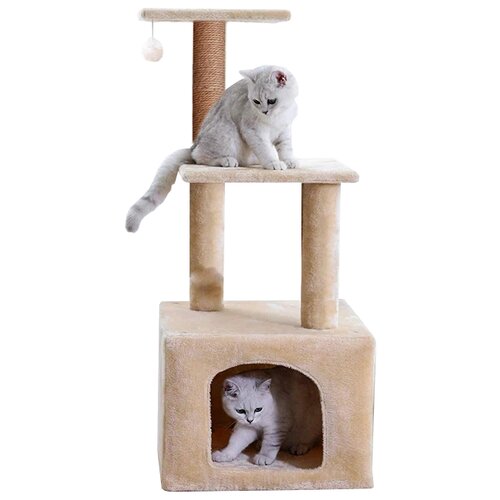 Игровой комплекс Pet БМФ Эц 4 яруса 35 x 35 x 90  см фото, описание