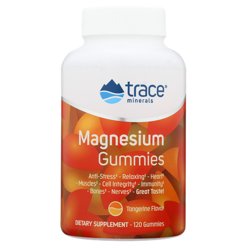 Trace Minerals Magnesium Gummies 120 gummies / Трейс Минералс Мармеладки с магнием 120 шт (Мандарин) фото, описание