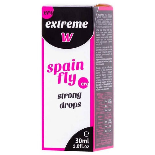 БАД HOT PRODUCTS (UK) Ltd. Extreme W spain fly strong drops капли фл.-капельница, 30 г, 30 мл фото, описание