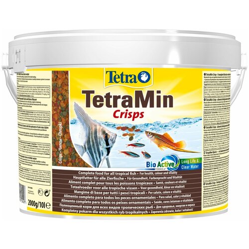 Сухой корм  для  рыб, ракообразных Tetra TetraMin Crisps, 10 л, 2 кг фото, описание