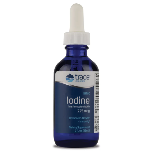 Trace Minerals Liquid Ionic Iodine 225 mcg 59 ml / Жидкий Ионнизированный Йод 225 мкг 59 мл фото, описание