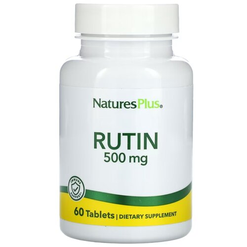 NaturesPlus Rutin (Рутин) 500 мг 60 таблеток (NaturesPlus) фото, описание