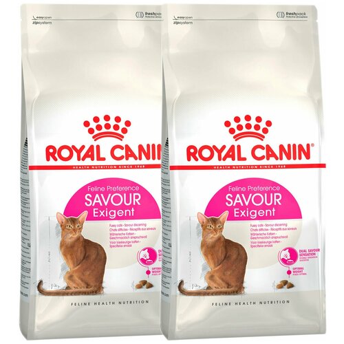 ROYAL CANIN SAVOR EXIGENT для привередливых взрослых кошек (4 + 4 кг) фото, описание