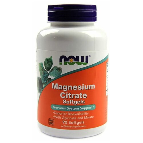 NOW Magnesium Citrate 134 мг. (90 капс.) фото, описание