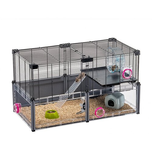 Клетка для хомяков и мышей Fedrplast Multipla Hamster с аксессуарами 72,5х37,5х42 см. фото, описание