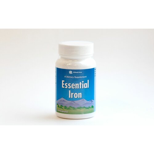 Железо эссенциальное, Essential Iron, Vitaline, 230 мг фото, описание