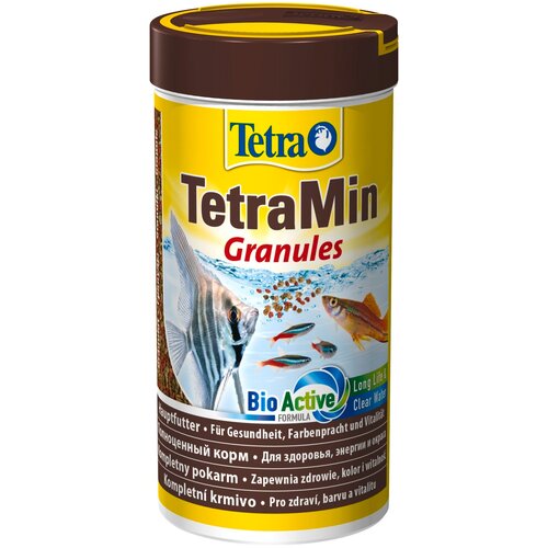 Корм для рыб TetraMin Granules (гранулы) 250мл фото, описание