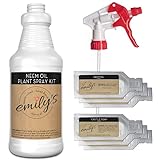 photo: You can buy Emily's Naturals Neem Oil Plant Spray Kit, Makes 48oz | Natural Spray for Garden and House Plants | Safe and Biodegradable online, best price $14.95 new 2024-2023 bestseller, review
