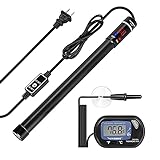 photo: You can buy VIVOSUN Submersible Aquarium Heater with Thermometer Combination,50W Titanium Fish Tank Heaters with Intelligent LED Temperature Display and External Temperature Controller online, best price $25.99 new 2024-2023 bestseller, review