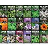 photo: You can buy Survival Garden Seeds - 18 Medicinal Herb Seeds to Plant and Grow in Your Home Vegetable Garden - Grow and Brew Your Own Herbal Teas and Tinctures for Health - Non-GMO Heirloom Varieties online, best price $24.99 ($1.39 / Count) new 2024-2023 bestseller, review