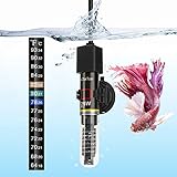 photo: You can buy DaToo Mini Aquarium Heater 25W Small Fish Tank Heater 25 Watt with Free Thermometer Sticker online, best price $9.99 new 2024-2023 bestseller, review