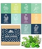 photo: You can buy Herb Seeds for Planting – Herb Seeds Variety Pack with Basil, Cilantro, Dill, Mint, Parsley, Chives, Oregano, Rosemary, Thyme – Drought-Tolerant, Pest- Resistant Indoor Plant Seeds by Urban Leaf online, best price $9.95 ($1.00 / Count) new 2024-2023 bestseller, review
