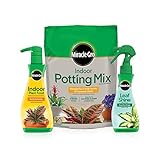 photo: You can buy Miracle-Gro Indoor Potting Mix, Indoor Plant Food & Leaf Shine - Bundle of Potting Soil (6 qt.), Liquid Plant Food (8 oz.) & Leaf Shine (8 oz.) for Growing, Fertilizing & Cleaning Houseplants online, best price $19.12 new 2024-2023 bestseller, review