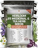 photo: You can buy Set of 25 Medicinal Herbs and Herbal Tea Garden Seed Collection - Assorted Culinary Herb Seeds Variety Pack Including Lavender, Chamomile, Thyme, Oregano, Marjoram, and More online, best price $27.95 ($1.12 / Count) new 2024-2023 bestseller, review