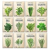 photo: You can buy SOWER'S SOURCE Herb Seeds For Planting - 12 Non-GMO Herb Garden Seeds for Planting Herbs: Basil Seeds, Dill, Chives, Oregano, Sage, Peppermint, Cilantro, Thyme, Rosemary, Tarragon, Parsley, Arugula online, best price $22.95 ($1.91 / Count) new 2024-2023 bestseller, review