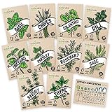 photo: You can buy Culinary Herb Seeds 10 Pack – Over 4000 Seeds! 100% Non GMO Heirloom - Basil, Cilantro, Parsley, Chives, Thyme, Oregano, Dill, Rosemary, Sage Rosemary for Planting for Outdoor or Indoor Herb Garden online, best price $16.95 new 2024-2023 bestseller, review