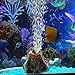 foto ECMQS Vulkan Form Aquarium Luftpumpe Blasen Stein mit 1 Meter weicher Röhre, Aquarium Spielzeug Fischbecken Verzierungs Dekoration 2022-2021