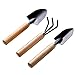 photo VZBarn Small Garden Tool Set for Women 3pcs Shovel Rake Spade Thick Stick 2022-2021