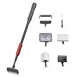 photo: You can buy UPETTOOLS Aquarium Cleaning Tool 6 in 1 Fish Tank Cleaning Kit Algae Scraper Scrubber Pad Adjustable Long Handle Fish Tank Brush Cleaner Set online, best price $23.99 new 2024-2023 bestseller, review