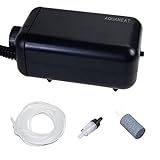 photo: You can buy AQUANEAT Aquarium Air Pump, for up to 10 Gallon Fish Tank, 40 GPH Hydroponic Oxygen Aerator, with Airline Tubing, Air Stone, Air Bubbler, Check Valve online, best price $7.88 new 2024-2023 bestseller, review