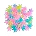 photo AM AMAONM 100 Pcs Colorful Glow in The Dark Luminous Stars Fluorescent Noctilucent Plastic Wall Stickers Murals Decals for Home Art Decor Ceiling Wall Decorate Kids Babys Bedroom Room Decorations 2024-2023
