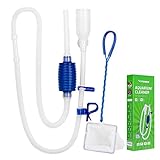 photo: You can buy VIVOSUN Aquarium Gravel Cleaner Siphon Fish Tank Vacuum Cleaner with Fishing Net Long Nozzle Water Flow Controller - BPA Free online, best price $15.87 ($7.94 / Count) new 2024-2023 bestseller, review