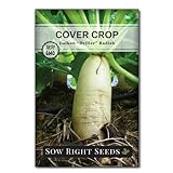 photo: You can buy Sow Right Seeds - Driller Daikon Radish Seed for Planting - Cover Crops to Plant in Your Home Vegetable Garden - Enriches Soil - Suppresses Weeds - Non-GMO Heirloom Seeds - A Great Gardening Gift online, best price $4.99 new 2024-2023 bestseller, review