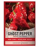 photo: You can buy Ghost Pepper Seeds for Planting Spicy Hot - Heirloom Non-GMO Hot Pepper Seeds for Home Garden Vegetables Makes a Great Plant Gift for Gardening by Gardeners Basics online, best price $4.95 new 2024-2023 bestseller, review