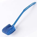 photo: You can buy SLSON Aquarium Algae Scraper Double Sided Sponge Brush Cleaner Long Handle Fish Tank Scrubber for Glass Aquariums and Home Kitchen,15.4 inches online, best price $6.99 new 2024-2023 bestseller, review