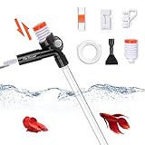 photo: You can buy Hachtecpet Aquarium Gravel Vacuum Cleaner: Quick Fish Tank Siphon Cleaning with Algae Scrapers Air-Pressing Button Water Changer kit for Water Changing | Sand Cleaner online, best price $16.99 new 2024-2023 bestseller, review