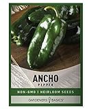 photo: You can buy Ancho Poblano Pepper Seeds for Planting Heirloom Non-GMO Ancho Peppers Plant Seeds for Home Garden Vegetables Makes a Great Gift for Gardening by Gardeners Basics online, best price $5.95 new 2024-2023 bestseller, review