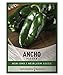 photo Ancho Poblano Pepper Seeds for Planting Heirloom Non-GMO Ancho Peppers Plant Seeds for Home Garden Vegetables Makes a Great Gift for Gardening by Gardeners Basics 2024-2023