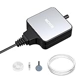 photo: You can buy NICREW Nano Silent Aquarium Air Pump, Aquarium Aerator with Accessories for Up to 10 Gallon Fish Tank, Super Quiet, 0.3 L/min, 1.5 Watts online, best price $15.99 new 2024-2023 bestseller, review