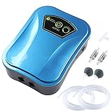 photo: You can buy AquaMiracle Lithium Battery Powered Portable Aquarium Air Pump, USB Rechargeable Fish Tank Air Pump, AC/DC Dual Mode, Works as a Normal Air Pump and for Outdoor Fishing and Power Outage online, best price $25.99 new 2024-2023 bestseller, review