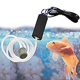 photo: You can buy Quietest Aquarium Air Pump - Air Stone and Hose Included - Low Power Usage - USB Air Pump (Black) online, best price $8.99 new 2024-2023 bestseller, review